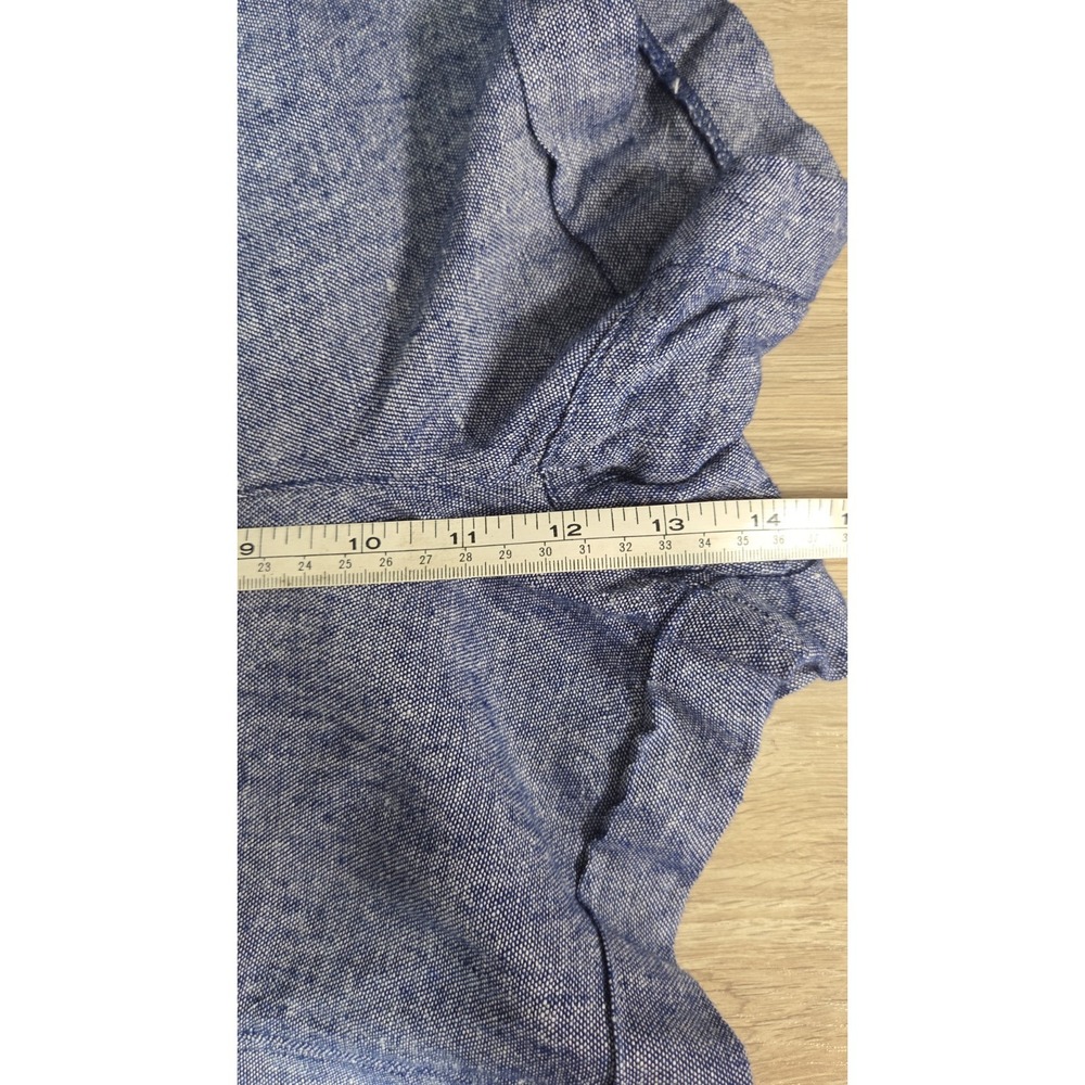 Old Navy Shorts Linen Blend High-Rise Hidden Drawstring Womens Large - Picture 6 of 8